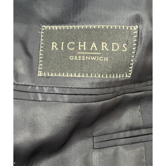 Canali Blazer Mens 40R US 50R EU Navy Double Vented Wool Jacket Sport Coat - Picture 13 of 13